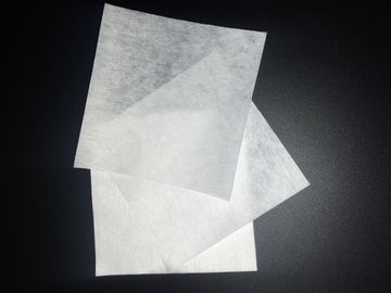 Phòng sạch màu trắng Vải không xơ vải 55% Cellulose 45% Polyester Blend Dao cắt