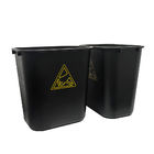 35L PP nhựa hình vuông thùng rác chống tĩnh ESD điện tĩnh phòng sạch hộp dụng cụ thùng rác