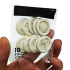 10pc Latex Bánh ngón tay tự nhiên Latex tay áo ngón tay dùng một lần cho sử dụng công nghiệp