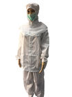 Phòng sạch ESD Quần áo an toàn Polyester Áo khoác và quần chống tĩnh điện Lớp 1000 - 10000