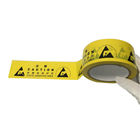 Băng keo dán sàn Vinyl màu vàng acrylic để đánh dấu các khu vực được bảo vệ ESD