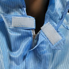 Quần áo ESD sọc 5mm có thể giặt tái sử dụng cho phòng sạch