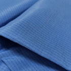 Lưới 4mm Màu xanh lam không bụi có thể giặt được Vải chống thấm ESD 65% Polyester 33% Cotton