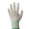 Lớp phủ PU trên cùng Găng tay chống tĩnh điện có đầu ngón tay Carbon dệt kim Tiêu chuẩn EN388 4121