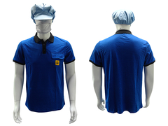 Đàn ông & Phụ nữ Unisex Strip ESD chống tĩnh ESD Quần áo an toàn quần áo làm việc áo polo chống tĩnh