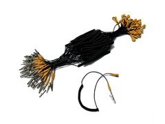 Đen vàng 1,8m ESD dây nối đất cho phòng sạch