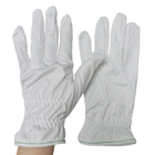 Găng tay làm việc Polyester mềm có thể giặt được màu trắng Lint Miễn phí