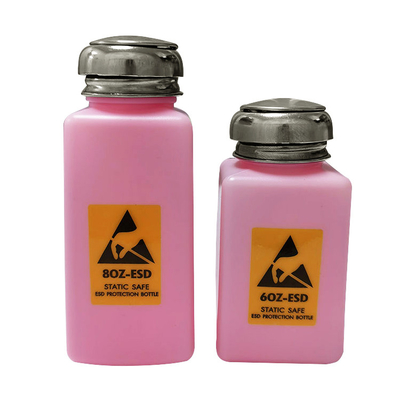 4OZ 6OZ 8OZ Hồng chống tĩnh điện Chai phân phối ESD an toàn cho dung môi