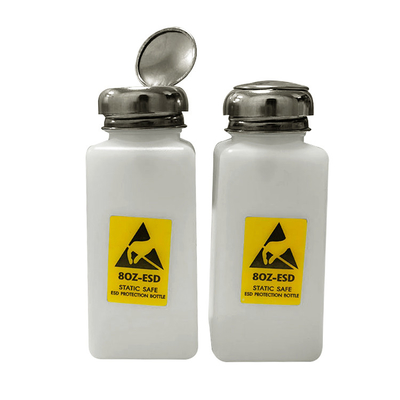 Chống tĩnh điện Chai màu trắng ESD 200ml Nhựa đựng dung môi hóa chất