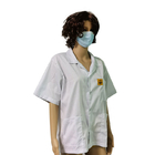 Áo phông lưới 2,5mm Quần áo bảo hộ lao động công nghiệp cho phòng sạch Chống tĩnh điện ESD
