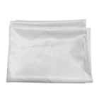 100% Polyester 1x2 Twill Dệt vải phòng sạch có thể hấp tiệt trùng Trắng và Xanh nhạt