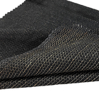 165GSM 90% nylon 10% vải dệt kim bạc đen dẫn điện với siêu tiếp đất
