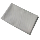 Màu xám sọc 10 mm Vải cotton Polyester ESD nặng 65% Polyester 1% Sợi carbon