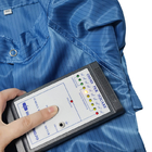 Vòng bít đan áo khoác chống tĩnh điện Royal Blue ESD cho ngành công nghiệp vi điện tử