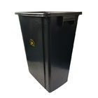 Hộp nhựa công cụ phòng sạch tĩnh điện SMT màu đen bằng nhựa PP Thùng rác có thể Thùng rác ESD chống tĩnh điện