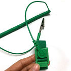 Phòng thí nghiệm ESD Khu vực Hội thảo sử dụng dây đeo đeo tay màu xanh lá cây chống tĩnh PU dây đeo đeo tay 1.8M