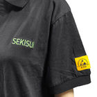Công việc an toàn phòng sạch mặc áo phông vải carbon ESD chống tĩnh