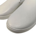 Giày làm việc chống tĩnh phòng sạch màu trắng với đế dẫn PU