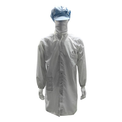 98% Polyester + 2% Carbon Fiber 5mm Grid ESD Áo bảo vệ chống tĩnh điện