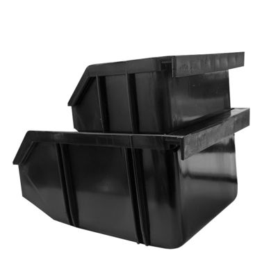 Electronic ESD SMT Rack Black PCB Packaging Storage Plastic Circulation Antistatic Bin