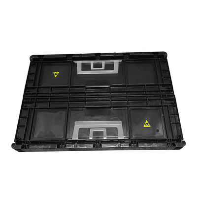 Bộ phận điện tử gấp Hộp chứa Hộp chống tĩnh Hộp thùng nhựa PCB Hộp lưu trữ ESD