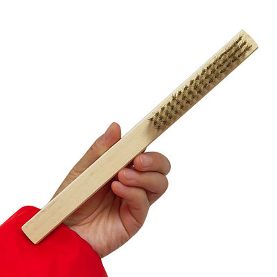 205cm Điện tử linh kiện làm sạch thép dây chải đồng bọc thép chải