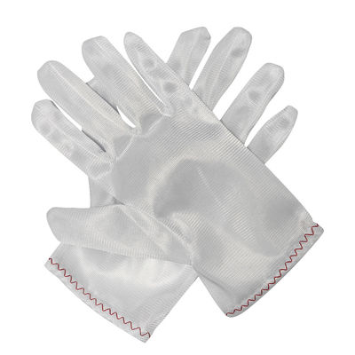 Phòng sạch Polyester làm việc găng tay trắng không bụi găng tay 100% Polyester găng tay