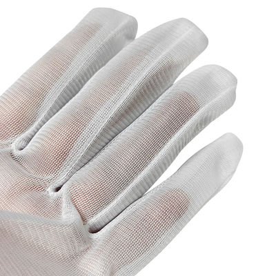 Phòng sạch Polyester làm việc găng tay trắng không bụi găng tay 100% Polyester găng tay
