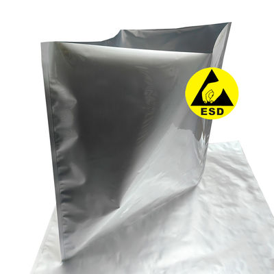 60 * 60cm ESD túi nhựa nhôm miệng phẳng túi bảo vệ bao bì chống tĩnh