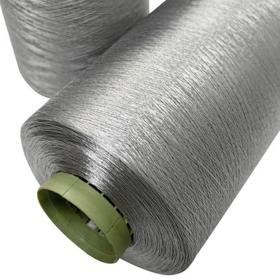 Sợi dệt may dẫn đường dài màu xám 150D/2 cho vải ESD / may mặc
