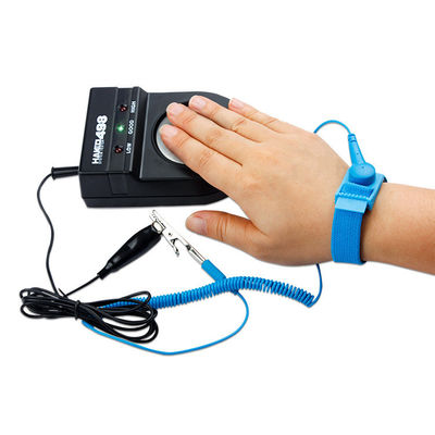 110 * 72 * 40mm Đen 498 Safety Meter ESD Wrist Band Strap Tester Cho Khu vực EPA