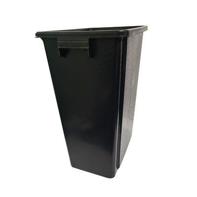 Thùng rác ESD tái chế nhựa đen thùng rác chống tĩnh cho phòng sạch