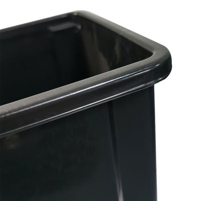 Thùng rác ESD tái chế nhựa đen thùng rác chống tĩnh cho phòng sạch