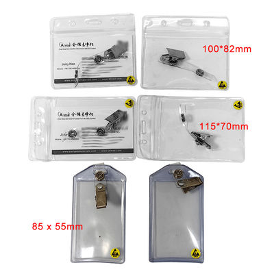 Mạch chống thấm ESD chống tĩnh nhựa thẻ ID Card Holder thẻ thẻ thẻ vỏ với clip