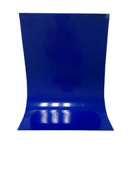 Tấm lót phòng sạch PE dùng một lần màu xanh trắng 30 lớp Độ dính cao 18 "x 36"