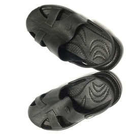 Giày tản nhiệt tĩnh Sandal Ngón chân được bảo vệ Màu xanh đen Trắng SPU Trên
