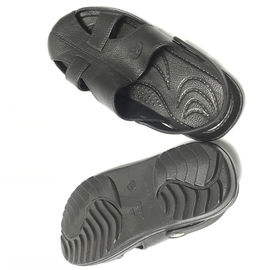Giày tản nhiệt tĩnh Sandal Ngón chân được bảo vệ Màu xanh đen Trắng SPU Trên