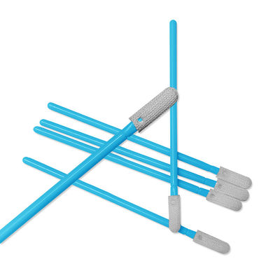 PS758 Công nghiệp loại bỏ bụi ấn đầu phẳng Polyester Swab Cleanroom Swab