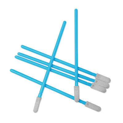 PS758 Công nghiệp loại bỏ bụi ấn đầu phẳng Polyester Swab Cleanroom Swab
