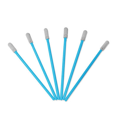 PS758 Công nghiệp loại bỏ bụi ấn đầu phẳng Polyester Swab Cleanroom Swab
