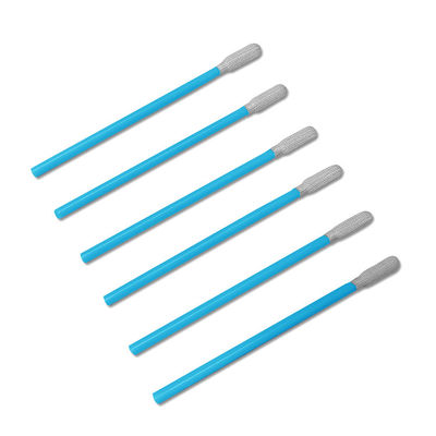 PS743 Rửa khoảng trống Phòng sạch Swabs Stick PP Handle Polyester Tip Industrial Cleanroom Swabs