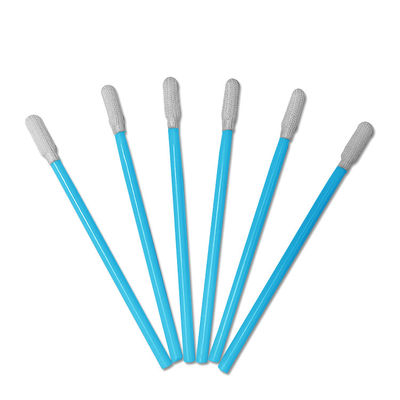 PS743 Rửa khoảng trống Phòng sạch Swabs Stick PP Handle Polyester Tip Industrial Cleanroom Swabs