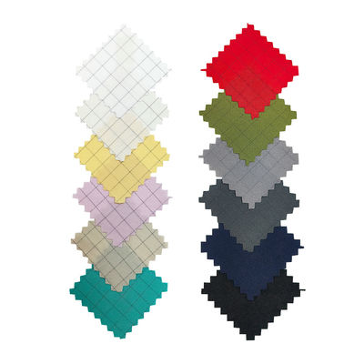 ESD Anti-static 7mm Grid Fabric 98% Polyester + 2% Carbon conductive Fabric cho quần áo ESD