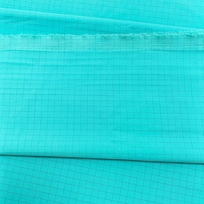 ESD Anti-static 7mm Grid Fabric 98% Polyester + 2% Carbon conductive Fabric cho quần áo ESD