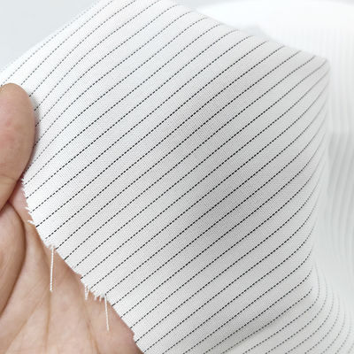 5mm Dải 65%Polyester 34%Vicose 1% Carbon Fiber Anti-Static Fabric Phòng sạch ESD Fabric Anti-Static Fabric