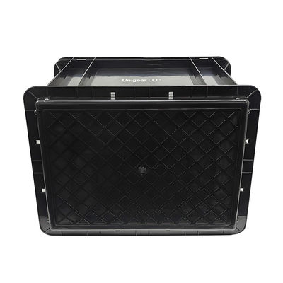 Esd Anti Static Turnover Box Phần lớn màu đen của xe hơi hộp nhựa đúc phun hộp nhựa chống tĩnh