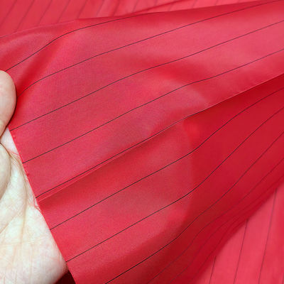 Đỏ 17MM Dải 99% Polyester + 1% Dải dẫn Lab Lint miễn phí chống tĩnh ESD vải chống tĩnh