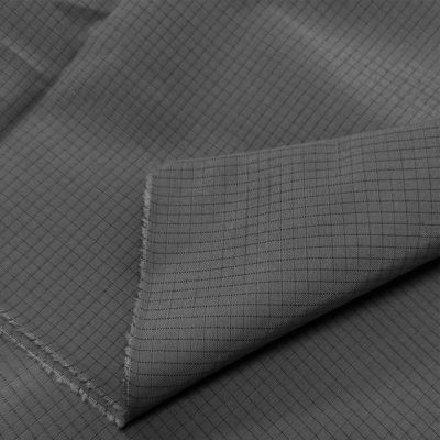 Đen 4mm lưới 33% Cotton 2% Carbon Fiber Anti-static TC Fabric cho quần áo làm việc ESD
