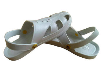 EPA ESD Giày bảo hộ lao động SPU Sandal Ngón chân được bảo vệ 6 lỗ Màu đen Xanh trắng Kích thước 36 # - 46 #