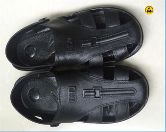 EPA ESD Giày bảo hộ lao động SPU Sandal Ngón chân được bảo vệ 6 lỗ Màu đen Xanh trắng Kích thước 36 # - 46 #